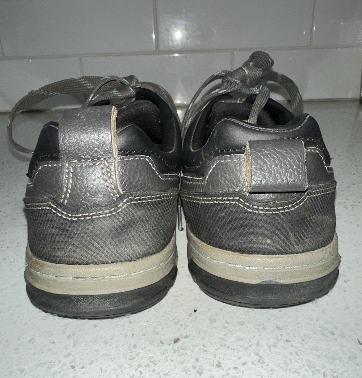 Caterpillar Brode Steel Toe Work Shoe Women’s 10W P90266 Gray Leather