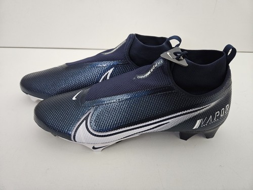 NIKE VAPOR EDGE PRO 360 FOOTBALL CLEATS MEN'S SIZE US 14 CV6345-401 NAVY WHITE - Picture 4 of 15