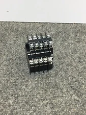 LOT OF 5 NOS IDEC BNDH-15W TERMINAL BLOCK, 10 AMP, 2 POLE, 600 VAC FNIP