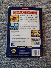 Road Avenger (Sega CD, 1992) CIB Complete Box Manual and MINT Disc