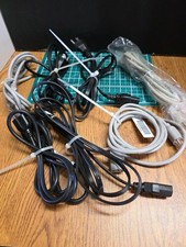 Power Cord Power Cables For Computer Monitors Electronics Lot of 7