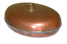 Alte Kupfer Wärmflasche, Bettwärmer, Vintage, Bettflasche