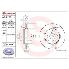 2x Brembo Scheibenbremse vorne 4351202390 26272716
