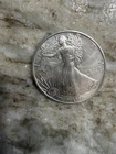 1990 WALKING LIBERTY AMERICAN EAGLE .999 FINE SILVER DOLLAR COIN 1oz