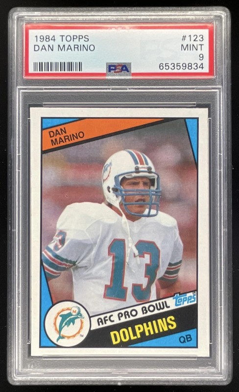 1984 Topps #123 Dan Marino RC PSA 9