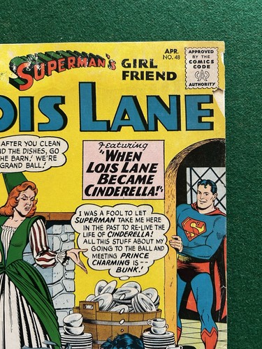 Superman's Girl Friend, Lois Lane #48 DC Comics 4/1964 Vg nice cinderella Story! - Picture 5 of 16