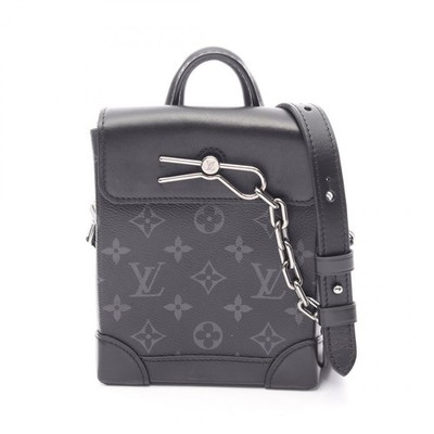 LOUIS VUITTON Nano Steamer Crossbody Schultertasche M82774 Monogram eclipse Noir
