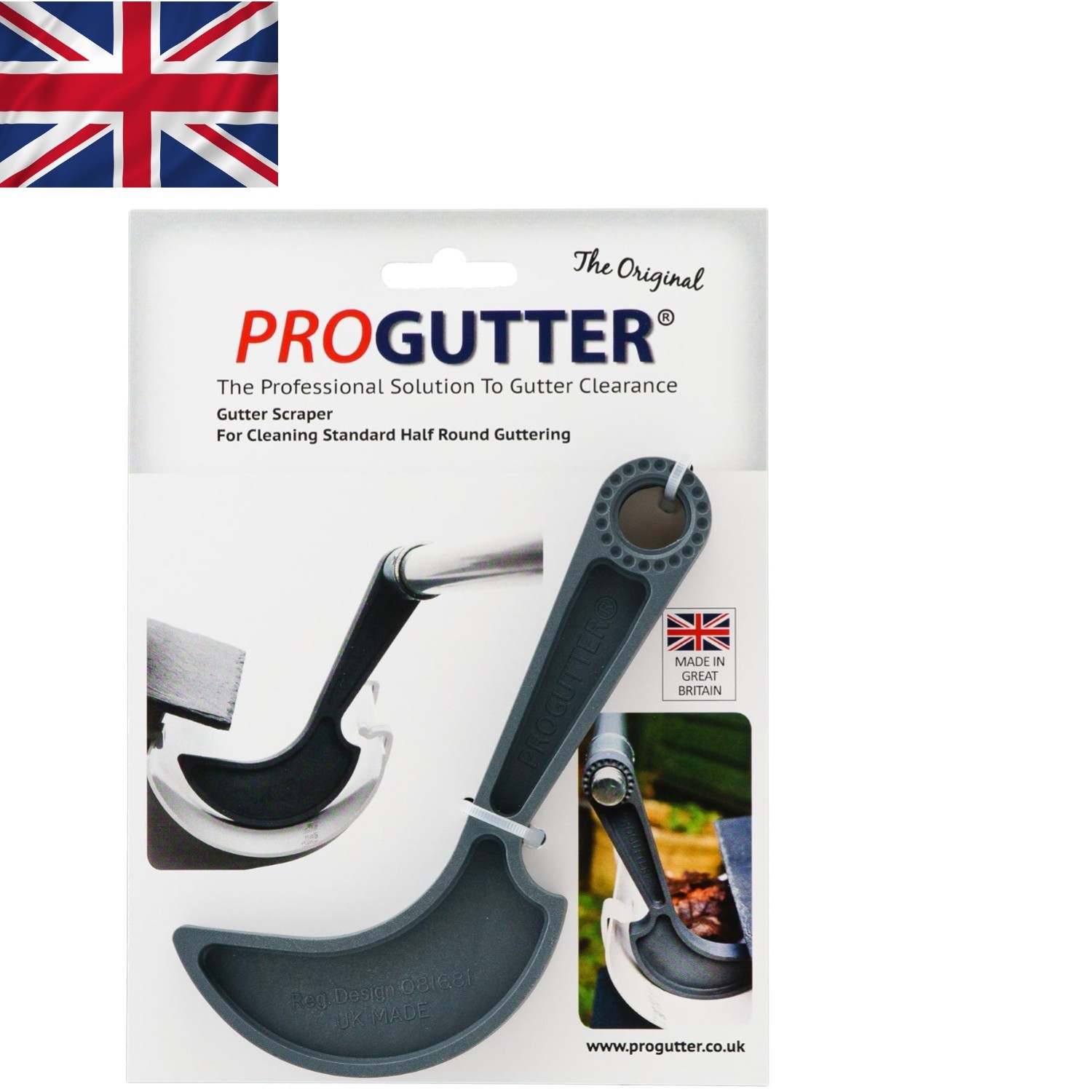 Professional Half Round Gutter Cleaning Tool - Lightweight & Versatile Use
