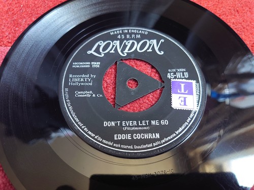 EDDIE COCHRAN - C'mon Everybody 1959 7" VG+ sounds great - Picture 2 of 3