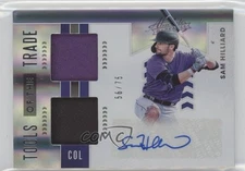 2020 Panini Absolute Spectrum Silver /75 Sam Hilliard #TOT2-SH Rookie Auto RC