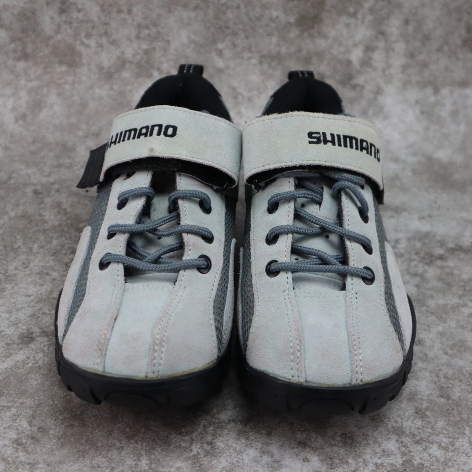 Zapatos de ciclismo de montaña Shimano gris 2 pernos SH-MT40WLS para hombre talla 40 EU 7 EE. UU. Foto 2 de 4