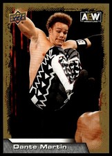 2022 Upper Deck AEW Dante Martin #53 Gold