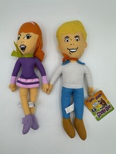 Scooby Doo Daphne  Fred Plush Toy Factory Stuffed Toys Lot Of 2