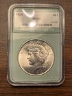 1924 Peace silver dollar high grade MS++ Uncirculated rare GENUINE GUARANTEE