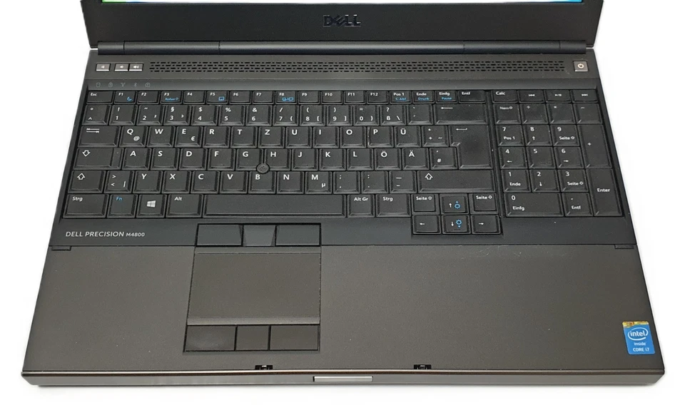 DELL PRECISION M4800 Windows XP +Windows7 Gamer i7 32GB 1TB Laptop AMD 2GB 15,6" - Bild 3 von 4