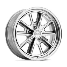 17x8 American Racing Vintage Vn427 Shelby Cobra 5x114.3 Polished Wheel 0mm