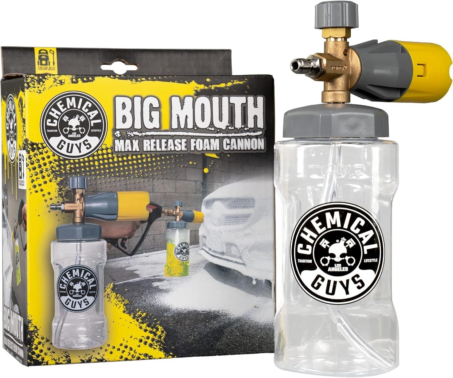 Chemical Guys EQP324 Big Mouth Max Release Foam Cannon For Pressure Washers™