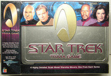 STAR TREK TRIVIA GAME IN COLLECTIBLE TIN BOX  MATTEL