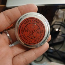 Vintage Navy Arms Co. Percussion Caps  Acp  002 Empty Tin Made In England