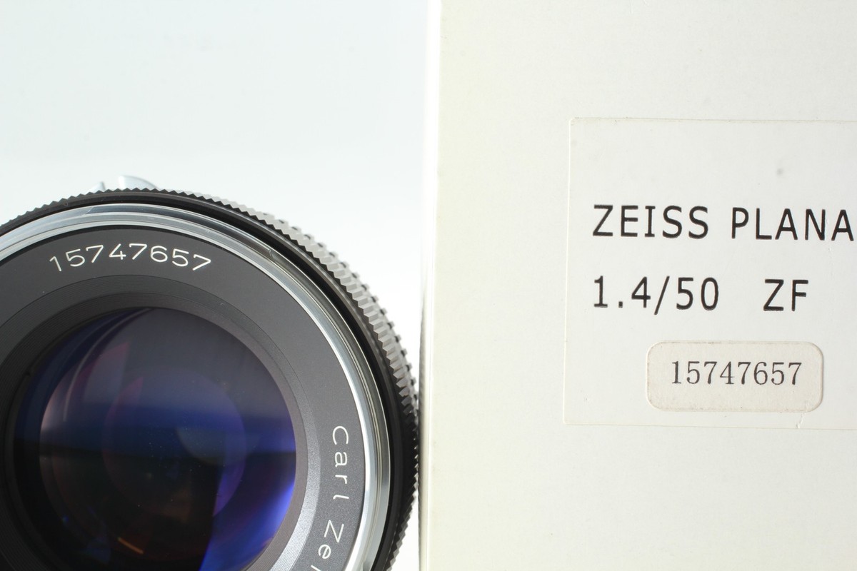 Top MINT in Box] Carl Zeiss Planar 50mm f1.4 ZF T* Lens for Nikon