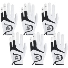Golf Gloves Men Value 6 Pack All Weather Grip for Serious Performance Breathable