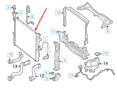 Mercedes-Benz C-Klasse W205 Kühlkühler A0995007303 Neue Genugel 2015