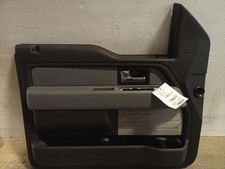 09-14 Ford F150 Driver Left Front Door Trim Panel Black Gray Oem 12171638 09-14 Ford F150 Driver Left Front Door Trim Panel Black Gray Oem 12171638