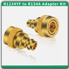 R1234yf To R134a Adapter Kit Quick Couplers Highlow Side Conversion For Car Ac