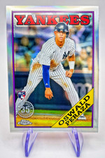 #88BC-16 Oswald Peraza New York Yankees 2023 Topps Chrome 35th Aniv Insert