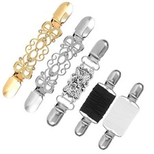 Elegant Vintage 5 Pcs Waist Cincher Clips, Retro Design, Silver, Alloy, Clip,...