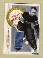 2005-06 In The Game Ultimate Game Used Jersey George Hainsworth (Canadiens)