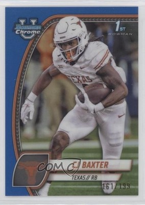 2024 Bowman U Chrome Blue Refractor 161/199 CJ Baxter #42 1k6o