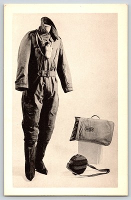 Postcard - Charles Lindbergh Flight Suit - Artefact