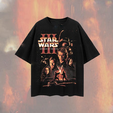Oversized Revenge of the Sith Shirt, Retro Star Wars Anakin Skywalker Tee, Star