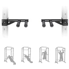 SYL Fitness Dip Bar Attachments for 2" x 2" or 3" x 3" Power Rack - Narrow & ...
