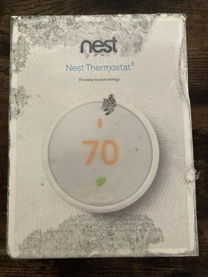 Google Nest Thermostat E T4000ES Smart WiFi Programmable Thermostat New Sealed
