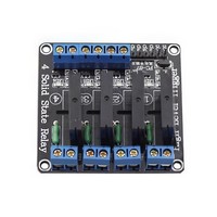 4 Kanal Solid State Relais Modul 5V/230VAC Low Level Trigger Arduino Raspberry