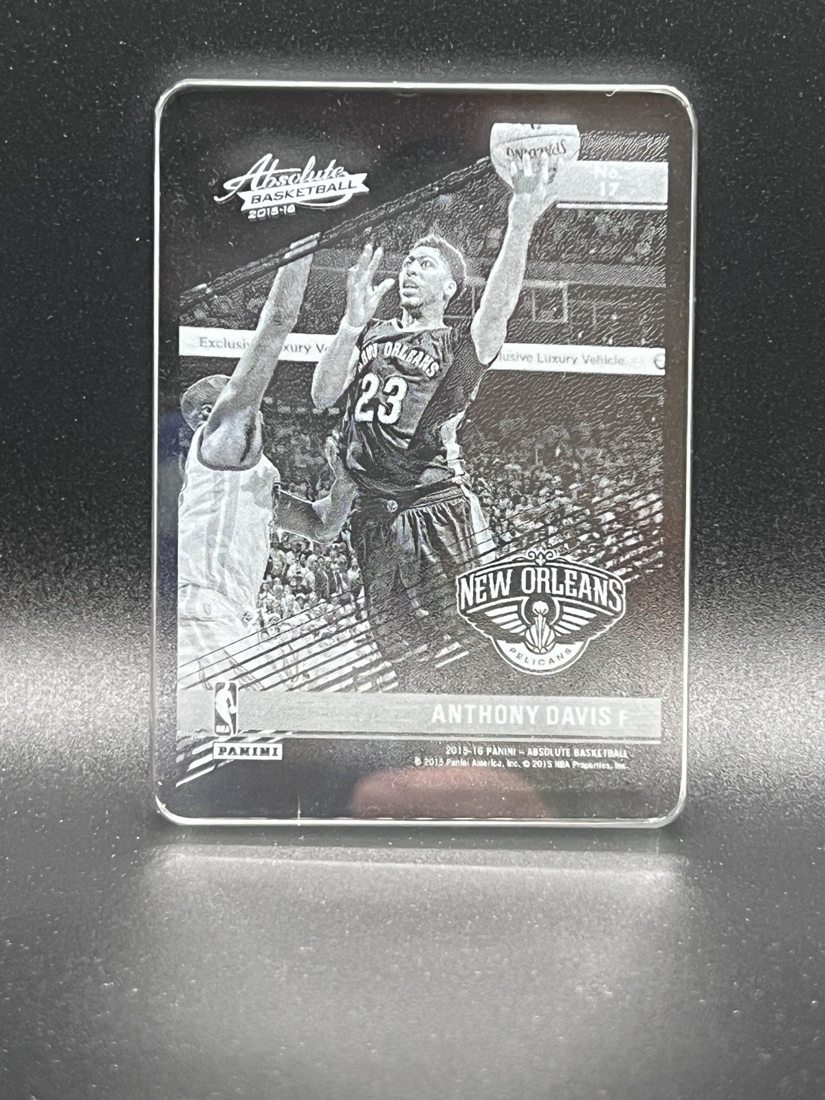 2015-16 Anthony Davis Absolute Memorabilia Glass Pelicans