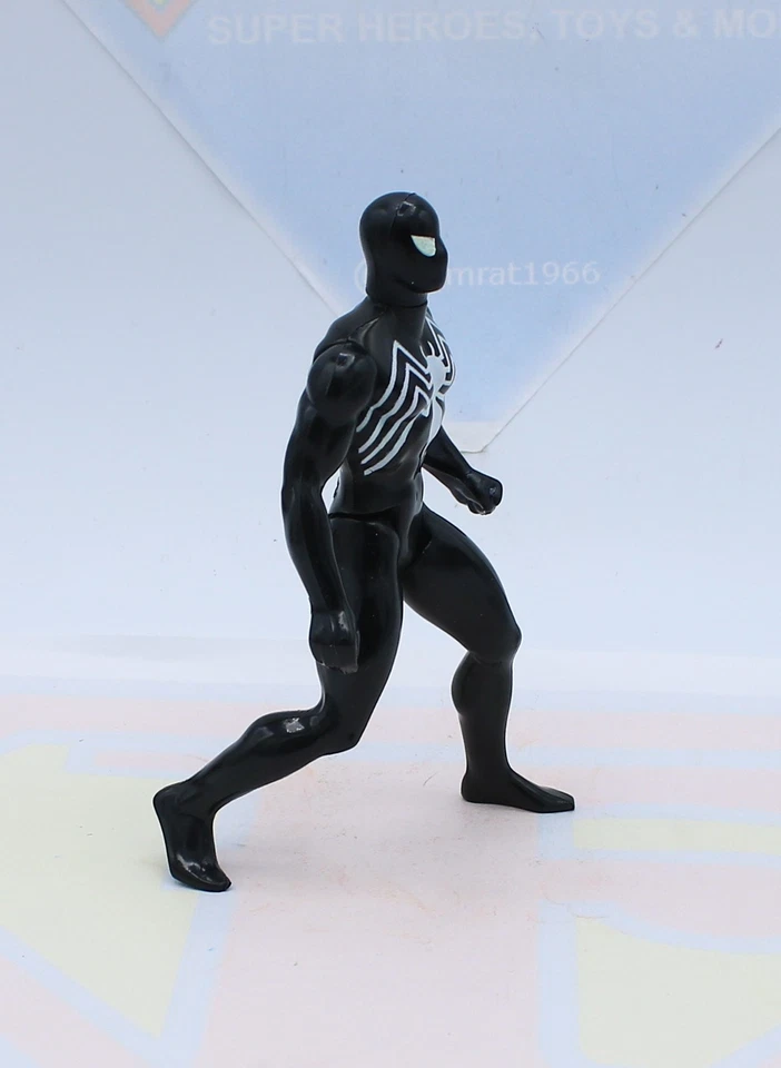 Figura de acción Mattel Secret Wars traje negro Spider-Man vintage 1984 ~COMO NUEVA Foto 4 de 4