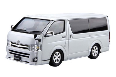 AOSHIMA The Model Car Toyota TRH200V Hiace Super GL 10 1/24