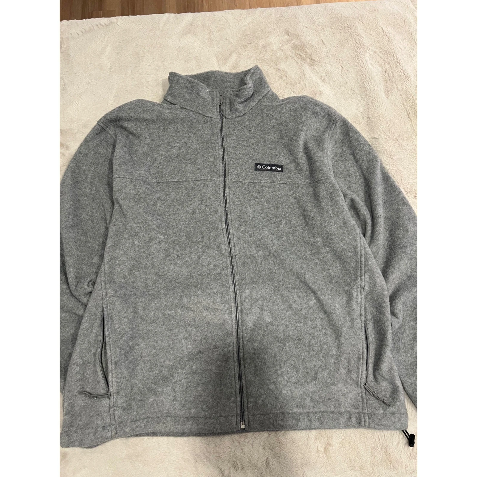Columbia Fleece Jacket Mens XL Gray Full Zip Mock Neck Mock Neck Outdoor
Opens in a new window or ta