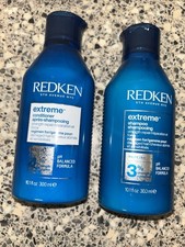 REDKEN Extreme Shampoo & Conditioner Duo 300ml New - marked bottles
