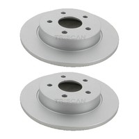2 Bremsscheiben Voll Ø 265 Mm Triscan Bremsen-Expertise FüR U.A. Ford Focus