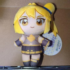Akita Neru Yowane Haku Nuiprike Sitting Plush Doll Akita Neru 15cm Fukuya NEW