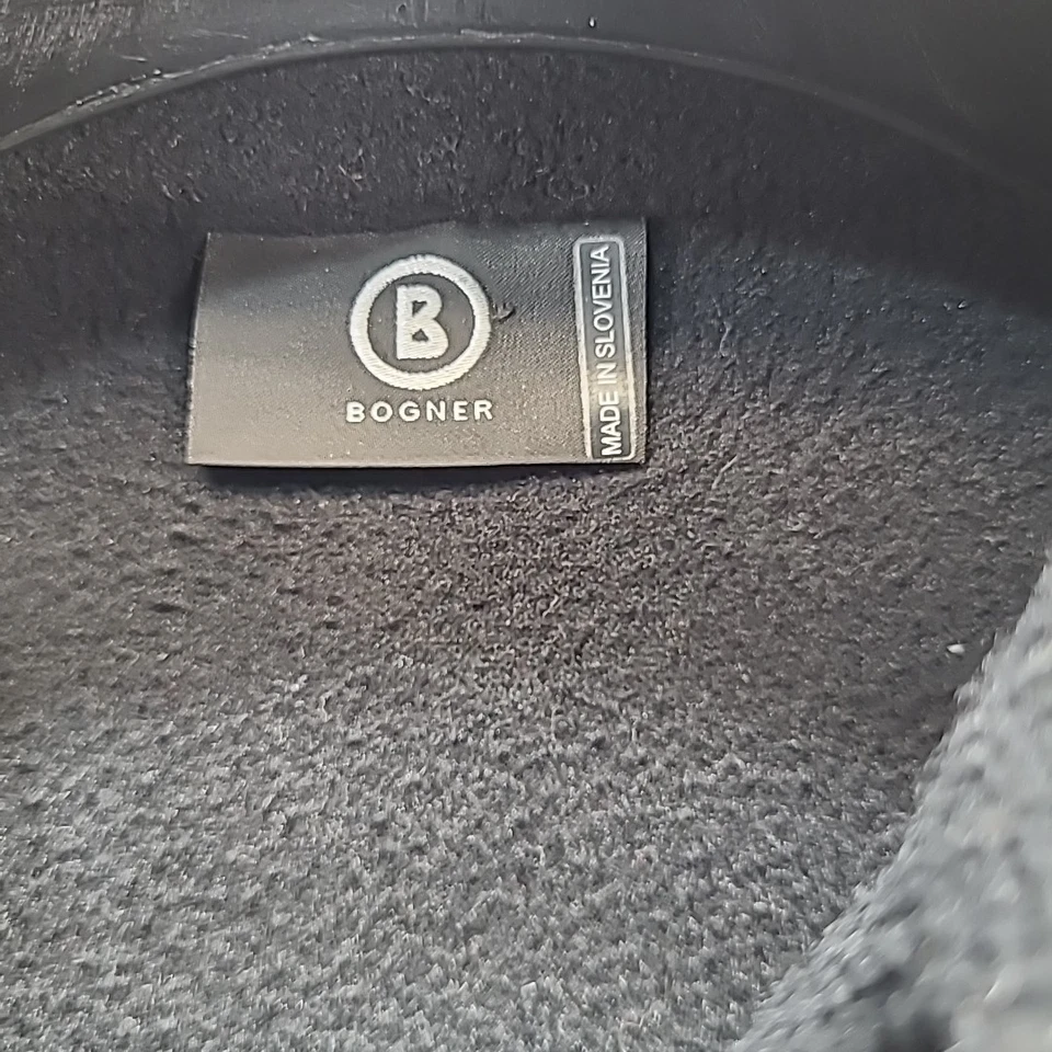 Bogner Western Black Embroidered Fleece Shirt  Button Snap Women's Medium VTG - Imagem 4 de 4