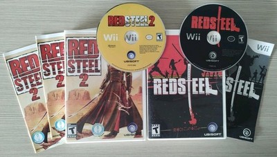 Lot Of 2 Red Steel Games For Nintendo Wii By Ubisoft: RedSteel 1 & 2, Complete