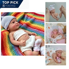Reborn Baby Doll 12 Inch Girl Silicone Full Body Open Eyes Lifelike Newborn K...