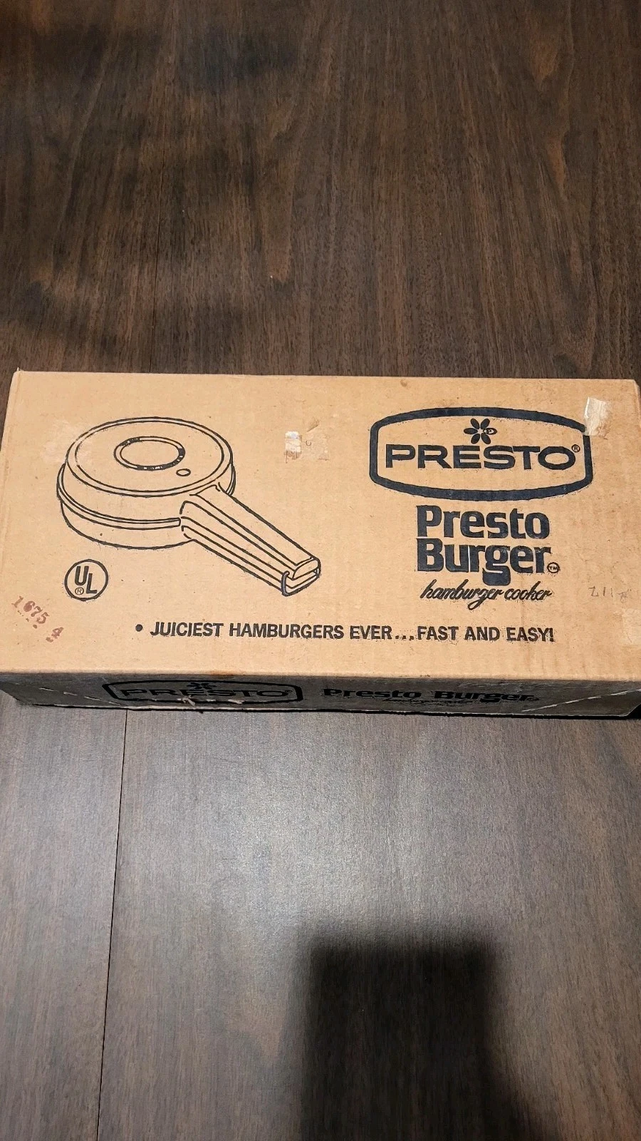 Presto Quick Burger Electric Hamburger Cooker New In Box