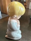 Vintage Figurine Praying Boy 1982, Home interior, used — photo 2