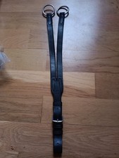 Jeffries Running Martingale Attachment. Brown. Cob